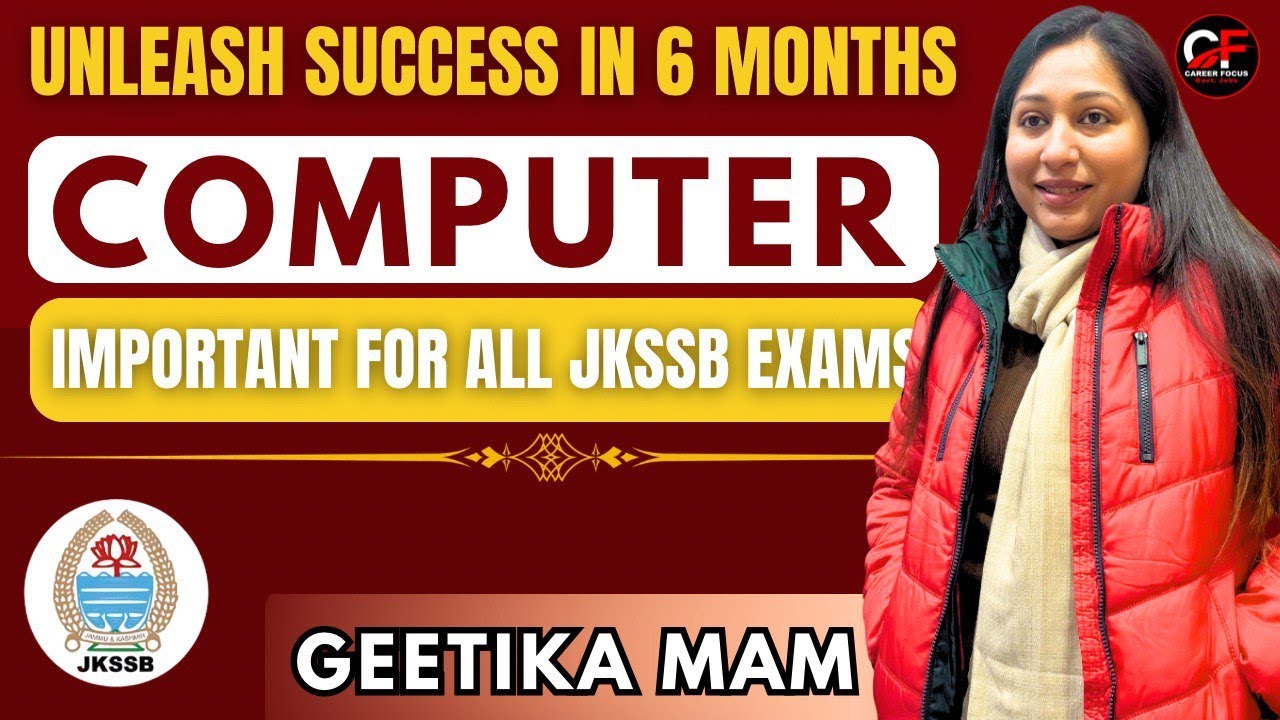 COMPUTER |Day 1 | JKSSB ALL exam covered