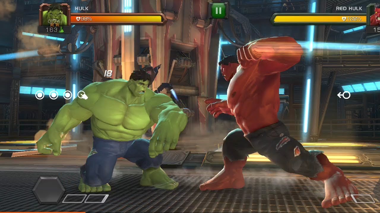 Red Hulk vs green Hulk fight video - YouTube
