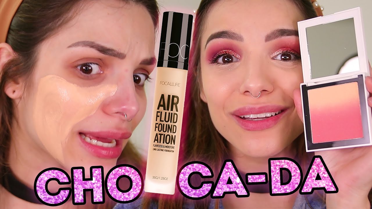 TESTEI as MELHORES MAKES DA CHINHA! *FOCALLURE* parte 1