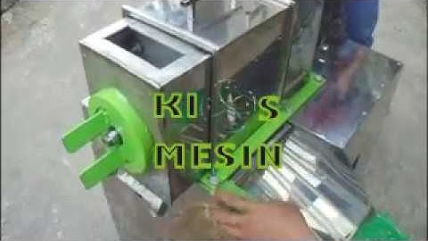 mesin pemeras jahe instan atau mesin ekstraktor jahe instan otomatis