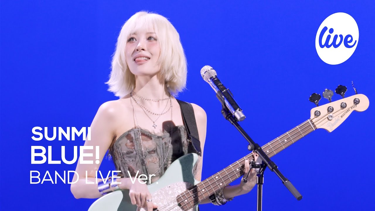 [4K] 선미(SUNMI) “BLUE!” Band LIVE 좀 더 끝까지 yeah 미야가 있잖아 난💙 [it’s KPOP LIVE 잇츠라이브]