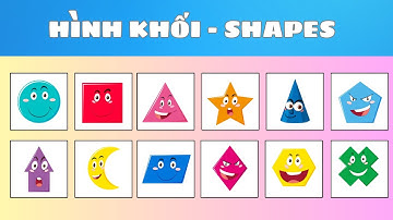 🔺 Dạy Bé Học Tiếng Anh Chủ Đề Hình Khối 🟢 | Learn Shapes in English for Kids ⭐ | Oh Vui Kids
