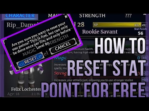 How to reset stats in Arcane Odyssey