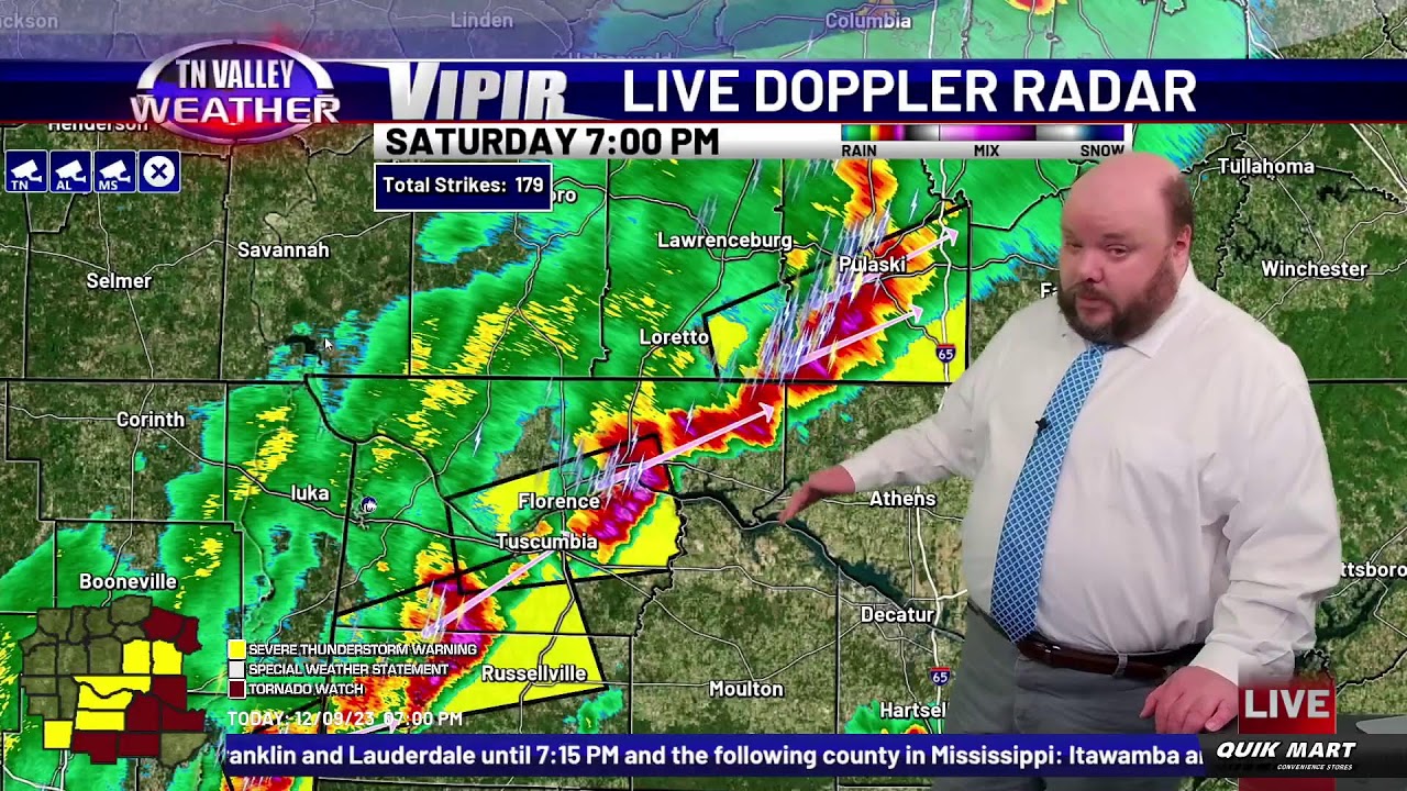 Severe Weather Coverage: December 9th, 2023 - YouTube