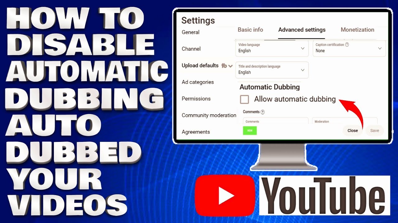How To Disable Automatic Dubbing on YouTube | How to Turn off Auto ...