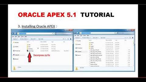 Oracle APEX Tutorial 1 Install  in Hindi/Urdu