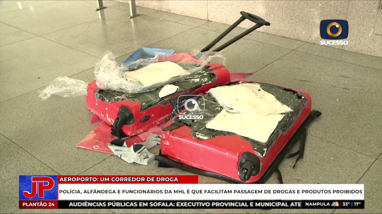 AFINAL CADA MALA DE DROGA NÃO FISCALIZADA RENDE MAIS 3 MILHÕES DE METICAIS A FISCAIS NO AEROPORTO