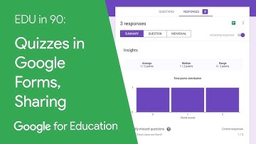 EDU in 90: Quizzes in Google Forms, Sharing Scores