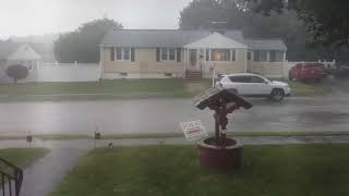 Lightning strikes 100 feet next to our house!!!