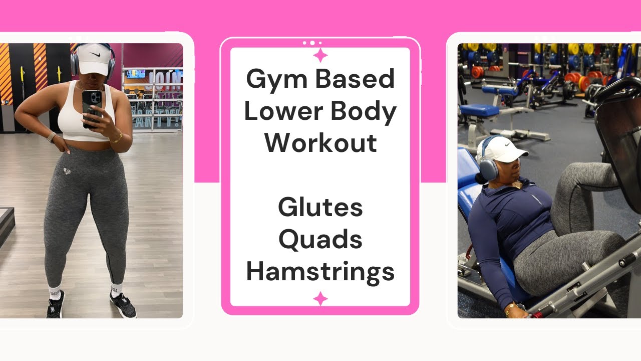 Lower Body Workout To Grow Your Glutes, Quads & Hamstrings - YouTube