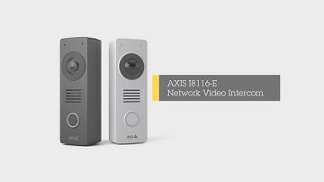 AXIS I8116-E Network Video Intercom
