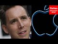 Josh Hawley Accuses Apple Exec Point Blank Of "Monopoly Rents" In App Store