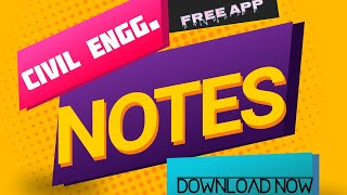 Civil Engineering Notes- NOTESPOINT-APP REVIEW-ONE STOP POINT FOR ALL ENGG NOTES-Download link below screenshot 1