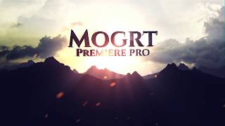 Mountain Title : (Mogrt) Premiere Pro template