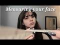 Measuring your Face ASMR (symmetry test)