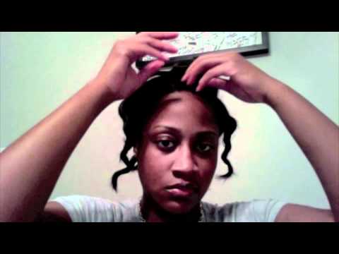 Bantu knot out (dry hair)