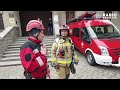 10.04.2024. / Ćwiczenia strażaków w Strzegomiu