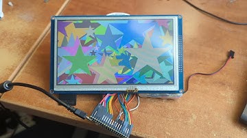 Raspberry Pi Pico running MMBasic driving a 7" SSD1963 display