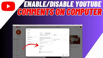 How to Enable or Disable YouTube Comments on a Computer/Laptop/PC