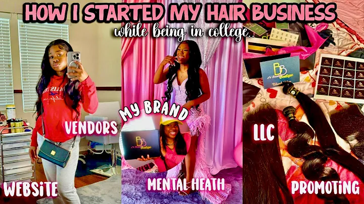 How I started my HAIR BUSINESS while being in college| ep.1