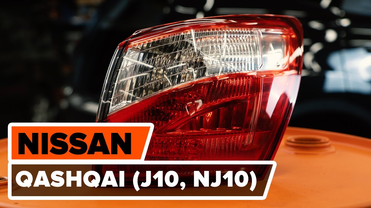Wie NISSAN QASHQAI (J10, NJ10) Rücklicht wechseln [AUTODOC TUTORIAL] YouTube