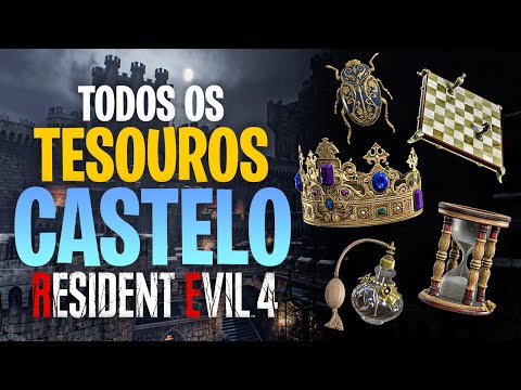 TODOS OS TESOUROS DO CASTELO - RESIDENT EVIL 4 REMAKE