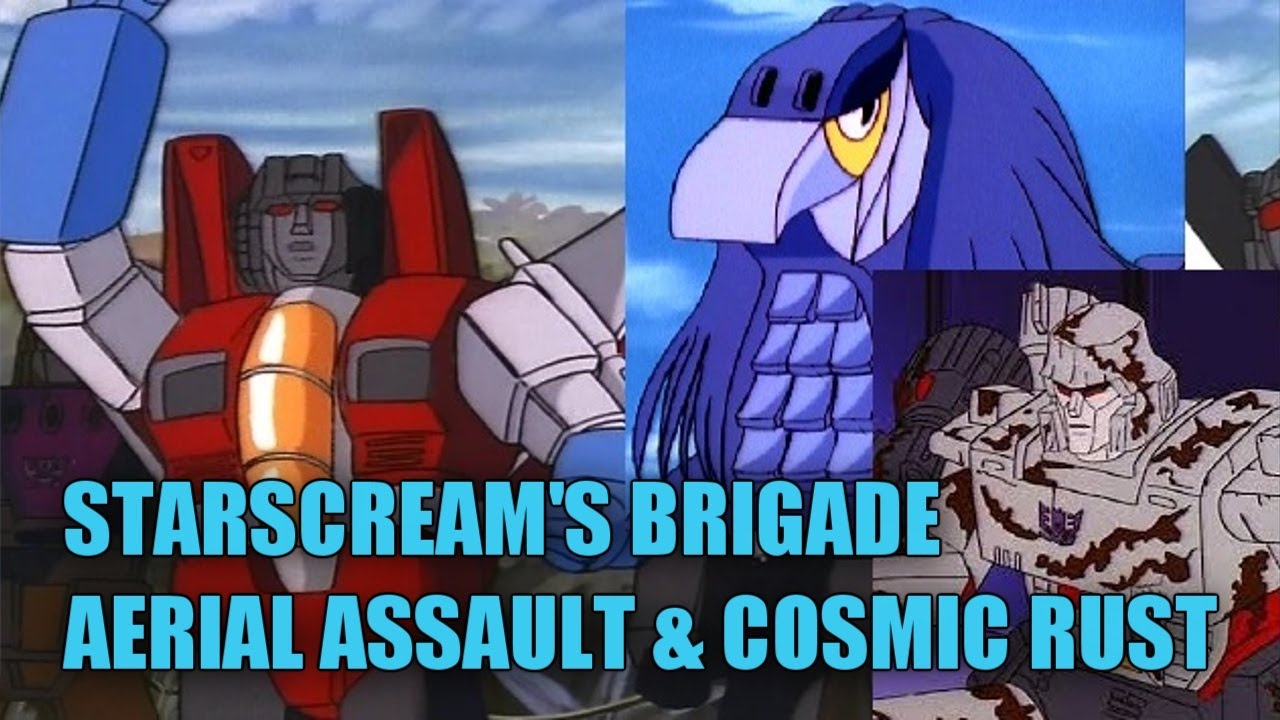 Designs from Transformers Starscream's Brigade, and Cosmic Rust with Bill  Forster and Jim Sorenson. 
