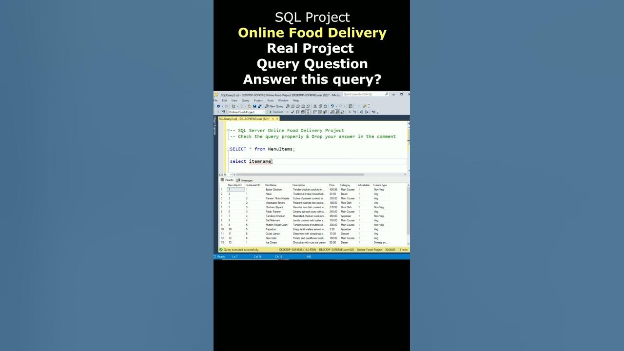 SQL Interview mock test real practice project queries # ...