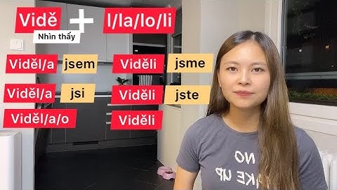 Cùng Trang học tiếng Séc - Bài 10 - chia động từ thì quá khứ (Minulý čas)