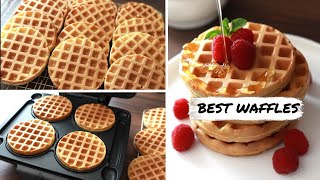 How To Make PERFECT HOMEMADE WAFFLES | The BEST WAFFLE Recipe! ONE SECRET INGREDIENT!
