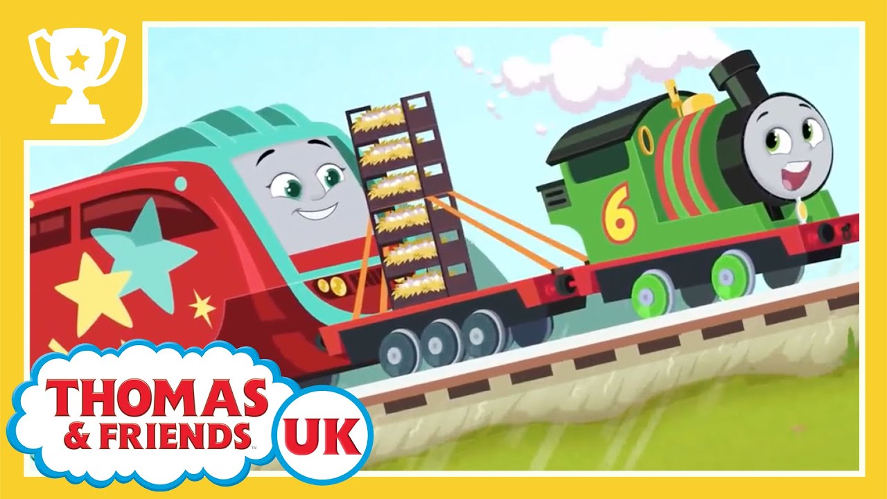 Let's Race: The Egg Race | Thomas & Friends UK - All Engines Go | Race for the Sodor Cup!