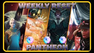 Destiny 2 Weekly Reset! Pantheon New Challenges & Exotic Weapons Plus Eververse Inventory??