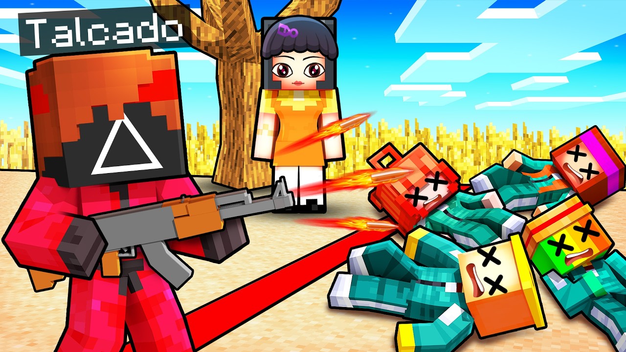 J'ai été Recruté en tant que GARDE SQUID GAME sur Minecraft !