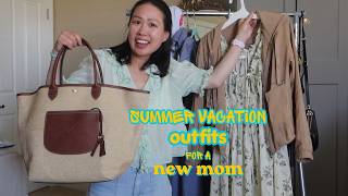 Summer vacation outfit ideas as a brand new mom! promos!
