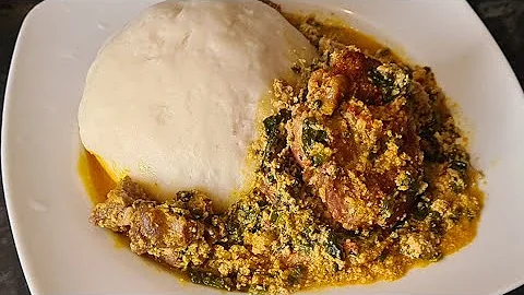 HOW TO COOK RICH EGUSI SOUP | WITH SPINACH VEGETABLES | COOK WITH ME