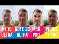 ЛУЧШАЯ КАМЕРА 2020: Xiaomi MI 10 ULTRA vs Galaxy NOTE 20 ULTRA vs HUAWEI P40 PRO vs IPHONE 11 PRO