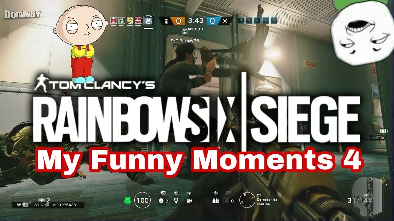 My Funny Moments #4/ Rainbow Six Siege - YouTube