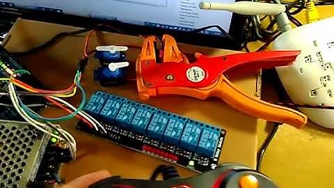 Kontrol servo relay dengan joystick delphi 7 melalui wifi via ethernet shield