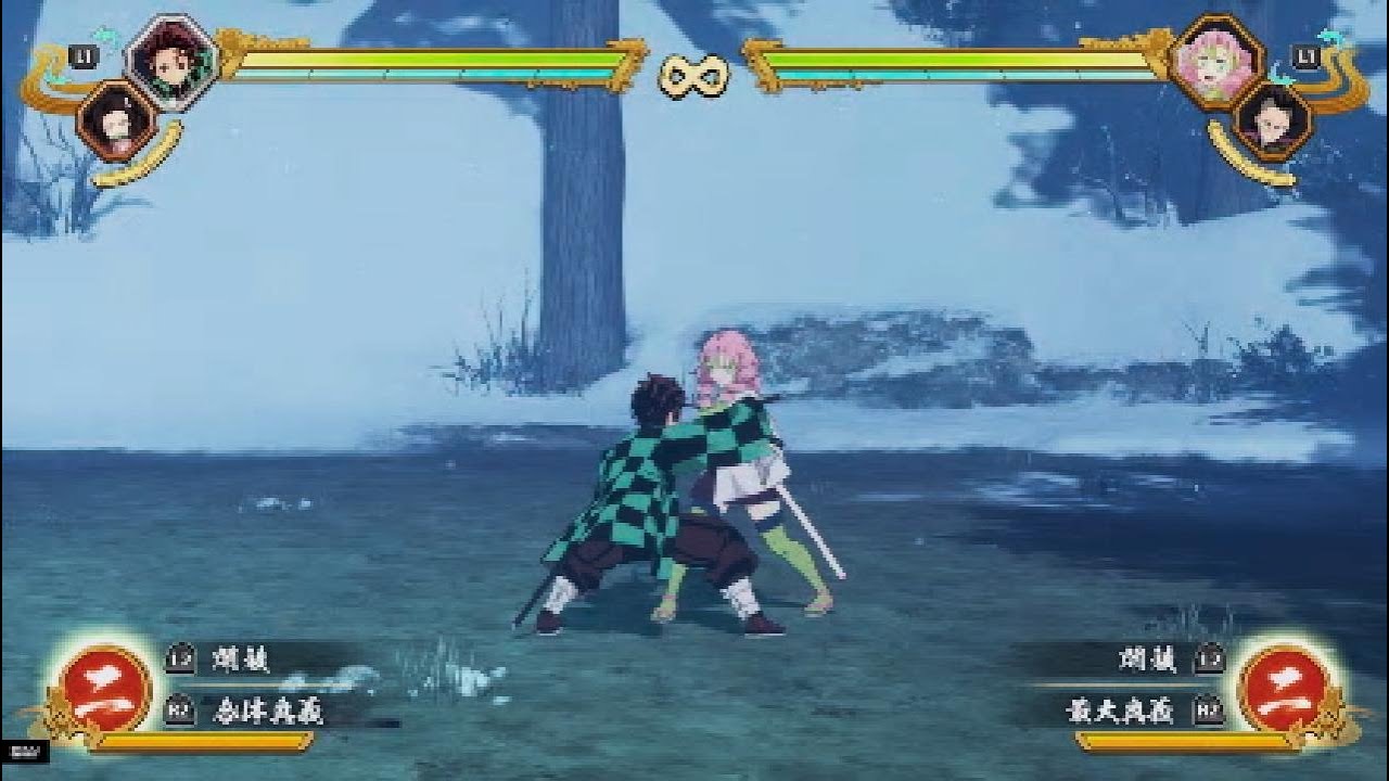 【リョナ】鬼滅の刃 ヒノカミ血風譚2 甘露寺蜜璃に全必殺