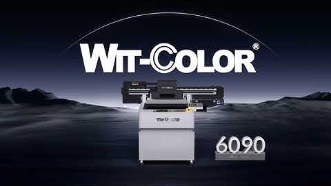 WIT-COLOR 6090 / 9060 Flatbed UV Printer with Visual Positioning System