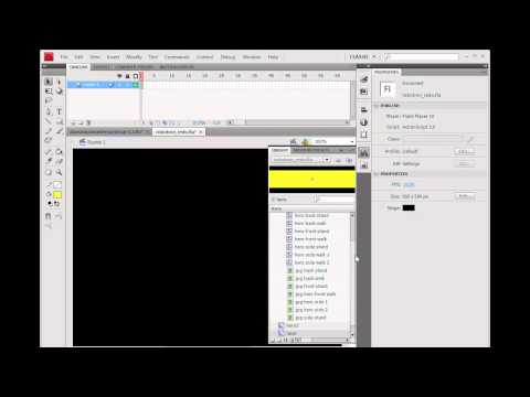 Attaching and Moving Projectiles (Flash Game with Actionscript 2.0 - part9)