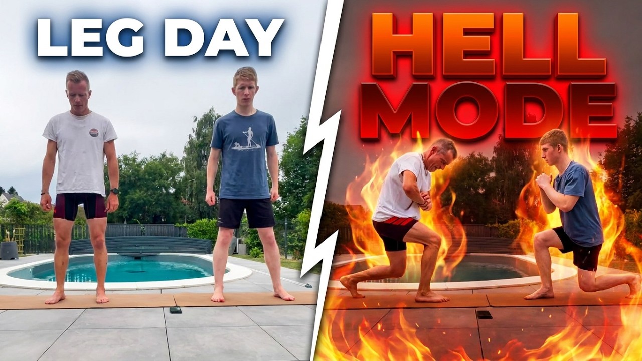 HELL LEG DAY 🧨 | Hell Challenge - YouTube