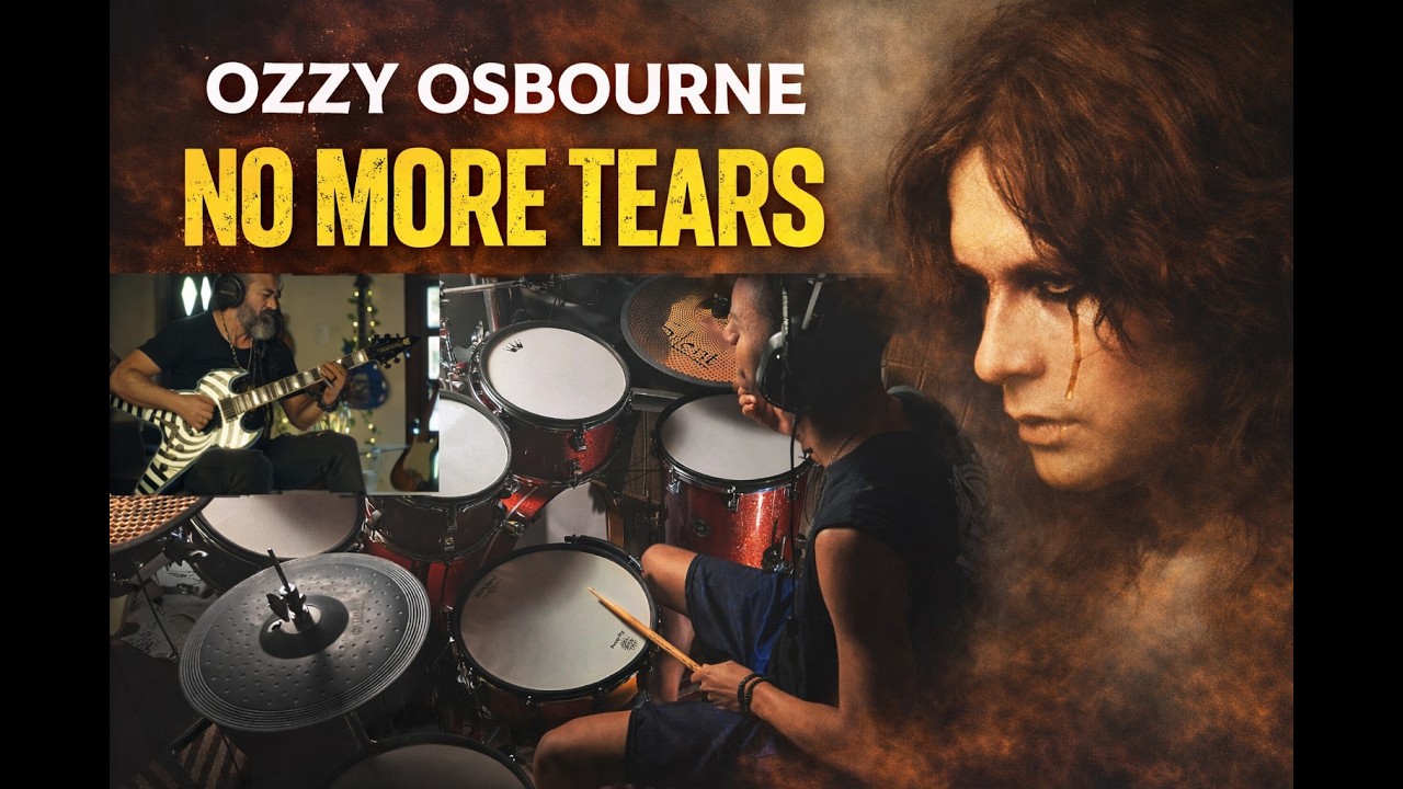 NO MORE TEARS - OZZY OSBOURNE - playthrough By ALL BATERA  Drums and WARLEYSON ALMEIDA guitar