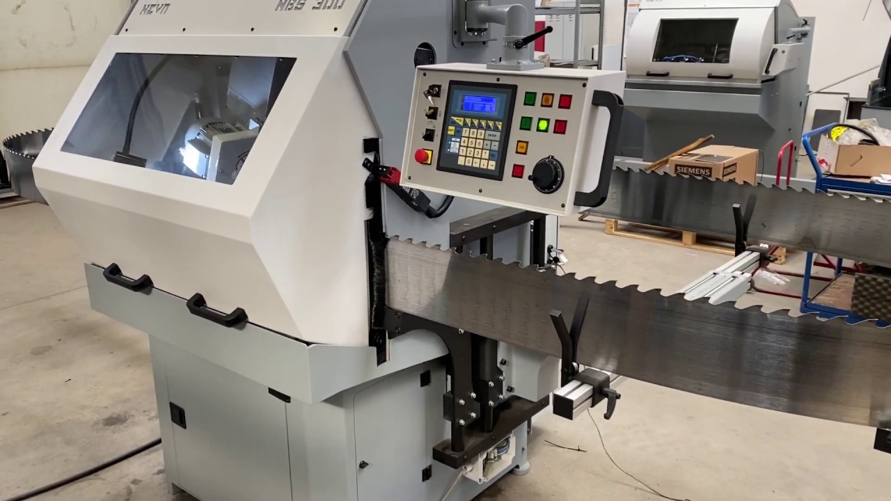 CNC Band Saw Blades Grinder NBS 300 overall view NEVA www.neva.cz