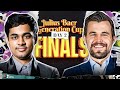 Arjun erigaisi vs magnus carlsen  julius baer generation cup  finals day 2  live commentary