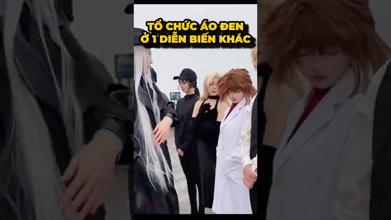 Tổ chức áo đen nếu kịch bản thay đổi 🥹 #cosplay #shorts #minnacosplay