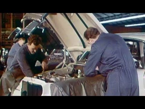 Mercedes-Benz service center in the 60th years of the 20th century