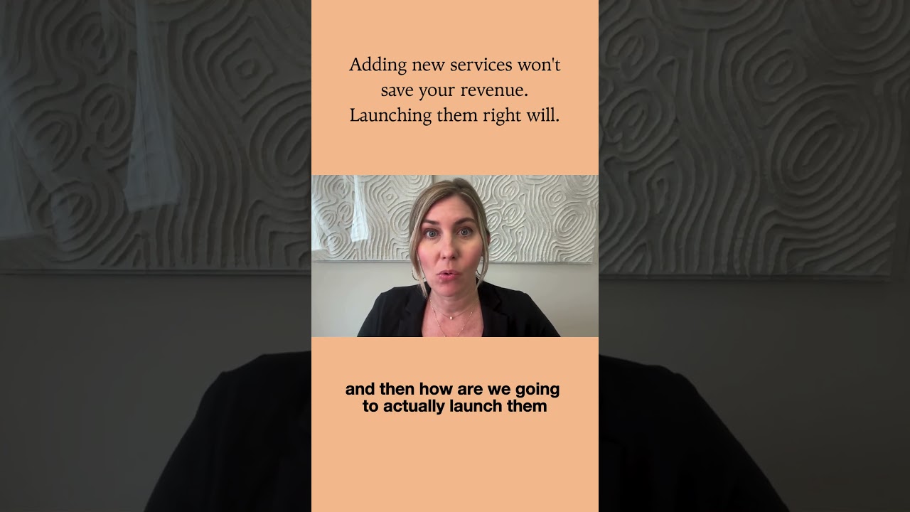 Adding new services won't save your revenue. Launching them right will.