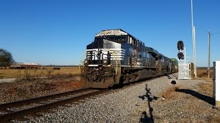 NS 8115, NS 8957, and NS 9403 pull NS 201 through Greenbrier, AL (B&A)