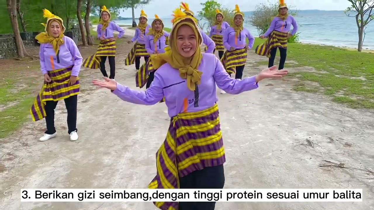 Yel-Yel Cegah Stunting UPTD Puskesmas One Waara Kab. Buton Tengah | Hari Kesehatan Nasional Ke-58